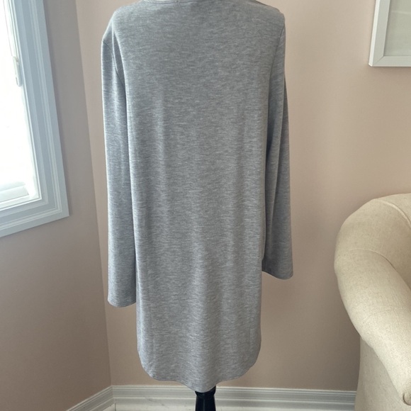 𝅺joan Vass l Gray Long Sleeve Tunic - Picture 5 of 7